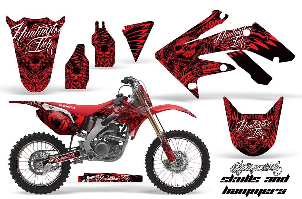 Honda CRF250R 04-09 Graphics Kit HISH R NPs